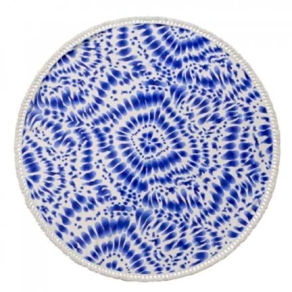 INDIGO Round Turkish Beach Towel - new